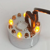 Maxbell 12 LED Lamp Mist Maker Fogger for Reptile Tank Water Fountain Pond Atomizer