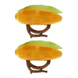 Max New Designed Fruited Cup Bird Feeder Food Water Bowl For Small Parrots Finch Corn