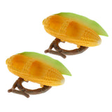 Max New Designed Fruited Cup Bird Feeder Food Water Bowl For Small Parrots Finch Corn