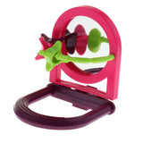 Max New Designed Fruited Cup Bird Feeder Food Water Bowl For Small Parrots Finch Wheel