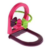 Max New Designed Fruited Cup Bird Feeder Food Water Bowl For Small Parrots Finch Wheel