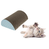 Maxbell Pet Cardboard Toy Cat Scratcher with Catnip, Kitten Kitty Sharpen Claw Toys