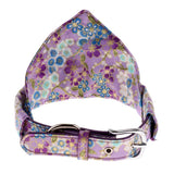 Maxbell Detachable Triangle Collar Flower Print Pet Dog Collar Scarf Strap Bandage 2