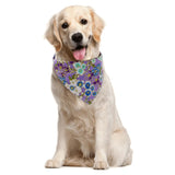 Maxbell Detachable Triangle Collar Flower Print Pet Dog Collar Scarf Strap Bandage 2