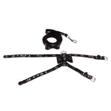 Maxbell Adjustable Pet Dog Chest Strap Harness with Hauling Rope Set Navy