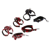 Maxbell Adjustable Pet Dog Chest Strap Harness with Hauling Rope Set Navy