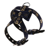 Maxbell Adjustable Pet Dog Chest Strap Harness with Hauling Rope Set Navy