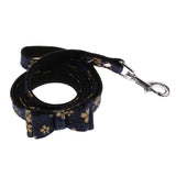 Maxbell Adjustable Pet Dog Chest Strap Harness with Hauling Rope Set Navy