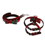 Maxbell Adjustable Pet Dog Chest Strap Harness with Hauling Rope Set Snow Green