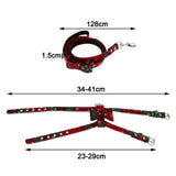 Maxbell Adjustable Pet Dog Chest Strap Harness with Hauling Rope Set Snow Green