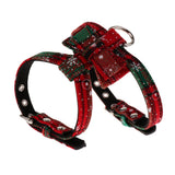 Maxbell Adjustable Pet Dog Chest Strap Harness with Hauling Rope Set Snow Green