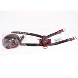 Maxbell Adjustable Pet Dog Chest Strap Harness with Hauling Rope Set Snow Green