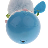 Maxbell Interactive Pet Cat Exercise Toy Ball with Automatic Rolling Rotation Blue