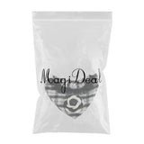 Maxbell Puppy Bandana Collar, Dog Bandage Scarf with Flower Pet Gift for Party Black