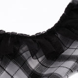 Maxbell Puppy Bandana Collar, Dog Bandage Scarf with Flower Pet Gift for Party Black