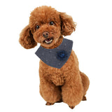 Maxbell Puppy Bandana Collar, Dog Bandage Scarf with Flower Pet Gift for Party Cowboy