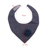 Maxbell Puppy Bandana Collar, Dog Bandage Scarf with Flower Pet Gift for Party Cowboy