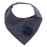 Maxbell Puppy Bandana Collar, Dog Bandage Scarf with Flower Pet Gift for Party Cowboy