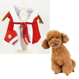 Maxbell Halloween Christmas Pet Hooded Cloak Dog Cat Costume - Hat Red L