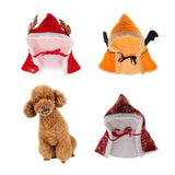 Maxbell Halloween Christmas Pet Hooded Cloak Dog Cat Costume - Hat Red L