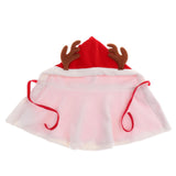 Maxbell Halloween Christmas Pet Hooded Cloak Dog Cat Costume - Hat Red L