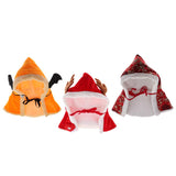 Maxbell Halloween Christmas Pet Hooded Cloak Dog Cat Costume - Hat Red L