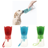 Maxbell Portable Pet Travel Water Bottle Dispenser Feeder Dog Cat Drinking Red