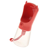 Maxbell Portable Pet Travel Water Bottle Dispenser Feeder Dog Cat Drinking Red