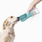 Maxbell Portable Pet Travel Water Bottle Dispenser Feeder Dog Cat Drinking Blue