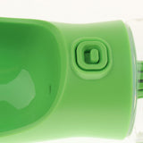 Maxbell Portable Pet Travel Water Bottle Dispenser Feeder Dog Cat Drinking Green