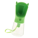 Maxbell Portable Pet Travel Water Bottle Dispenser Feeder Dog Cat Drinking Green