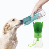 Maxbell Portable Pet Travel Water Bottle Dispenser Feeder Dog Cat Drinking Green