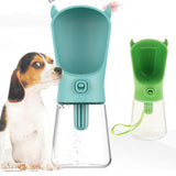 Maxbell Portable Pet Travel Water Bottle Dispenser Feeder Dog Cat Drinking Green