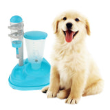 Maxbell Large Capacity Automatic Pet Dog Cat Feeding Water Feeder Dish Bowl Blue