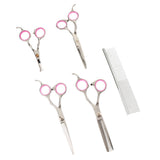 Maxbell 6Pcs Professional Pet Dog Grooming Scissors Set Straight Curved Thinning Kit