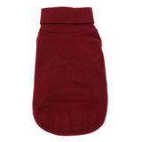 Maxbell Pet Clothes Warm Autumn Winter Dog Cotton Bottoming Shirt M Wine Red