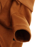 Maxbell Pet Clothes Warm Autumn Winter Dog Cotton Bottoming Shirt M Coffee