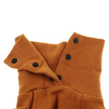 Maxbell Pet Clothes Warm Autumn Winter Dog Cotton Bottoming Shirt M Coffee