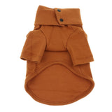 Maxbell Pet Clothes Warm Autumn Winter Dog Cotton Bottoming Shirt M Coffee