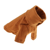 Maxbell Pet Clothes Warm Autumn Winter Dog Cotton Bottoming Shirt M Coffee