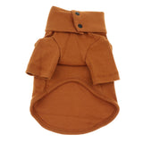 Maxbell Pet Clothes Warm Autumn Winter Dog Cotton Bottoming Shirt M Coffee