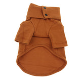 Maxbell Pet Clothes Warm Autumn Winter Dog Cotton Bottoming Shirt M Coffee