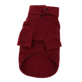 Maxbell Pet Clothes Warm Autumn Winter Dog Cotton Bottoming Shirt L Wine Red