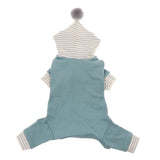 Maxbell Pet Clothes Warm Autumn Winter Solid Color Cat Dog Bottoming Shirt M Blue