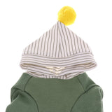 Maxbell Pet Clothes Warm Autumn Winter Solid Color Cat Dog Bottoming Shirt M Green