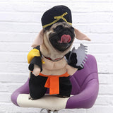 Maxbell Pet Dog Costume Cosplay Pig Monk Style Standing Clothing Hat Outfits Set S