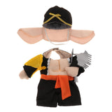 Maxbell Pet Dog Costume Cosplay Pig Monk Style Standing Clothing Hat Outfits Set S