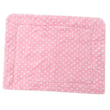 Maxbell Dog Mat Blanket Soft Bed Cushion Washable Air Conditioning Pad M Pink Dot