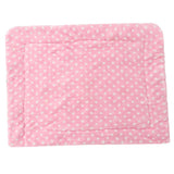 Maxbell Dog Mat Blanket Soft Bed Cushion Washable Air Conditioning Pad M Pink Dot