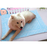 Maxbell Dog Mat Blanket Soft Bed Cushion Washable Air Conditioning Pad M Pink Dot